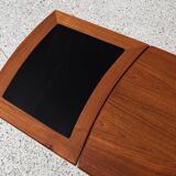 Midcentury Danish extendable coffee table in oak and teak 1960s