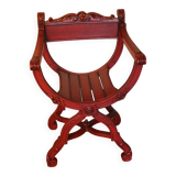 Fauteuil dagobert rouge