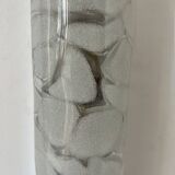 Paire d'appliques vintage en verre murano et métal chromé, Italie, 1960