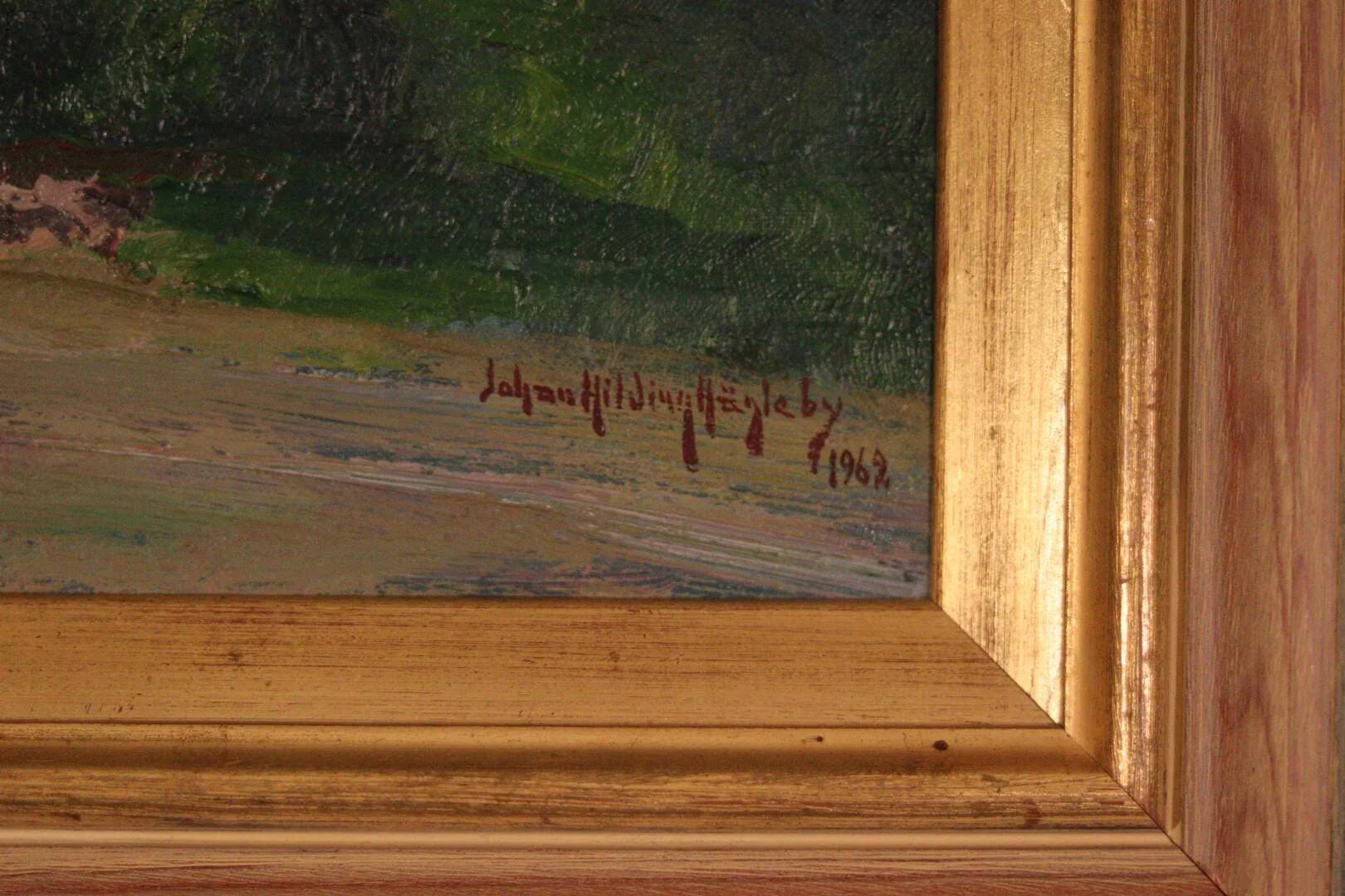 "Toit de chaume" par Johan Hilding Hägleby