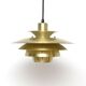 Lampe dorée, Danemark, années 1970