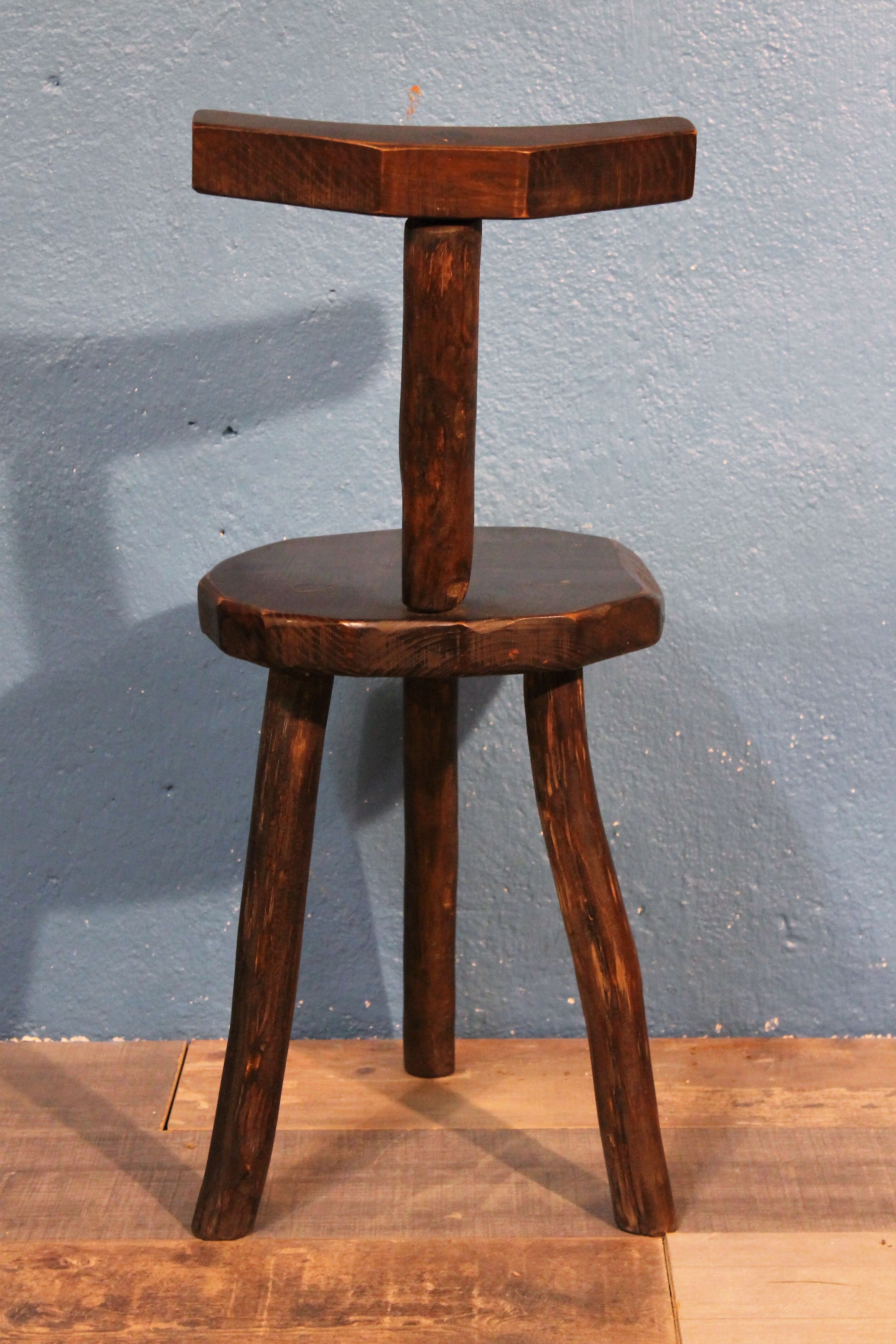 Tripod chair "Brutalist" 1950s