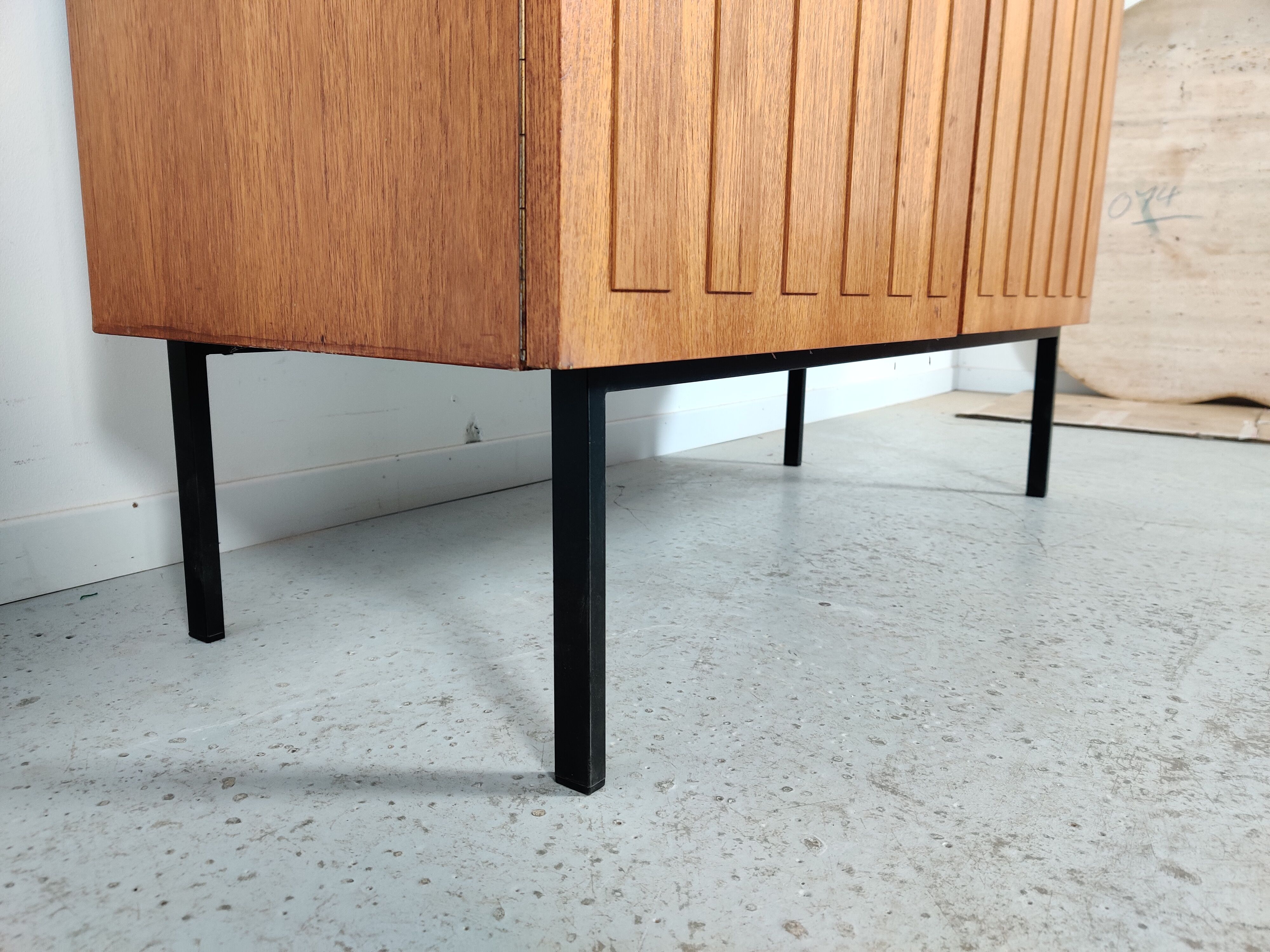 Vintage Scandinavian teak buffet, 60s