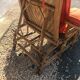 Rattan long chair and cushion