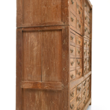 Meuble de rangement en teck ancien à 40 tiroirs