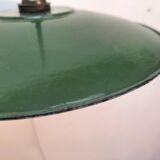 Set of 3 enameled sheet metal pendants