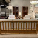 Italian bamboo sofa 1970s