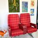 Vintage Air France aircraft chairs