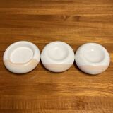 Trio of candle holders entirely handmade
