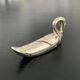 6 porte-couteaux forme canard en métal couleur argent