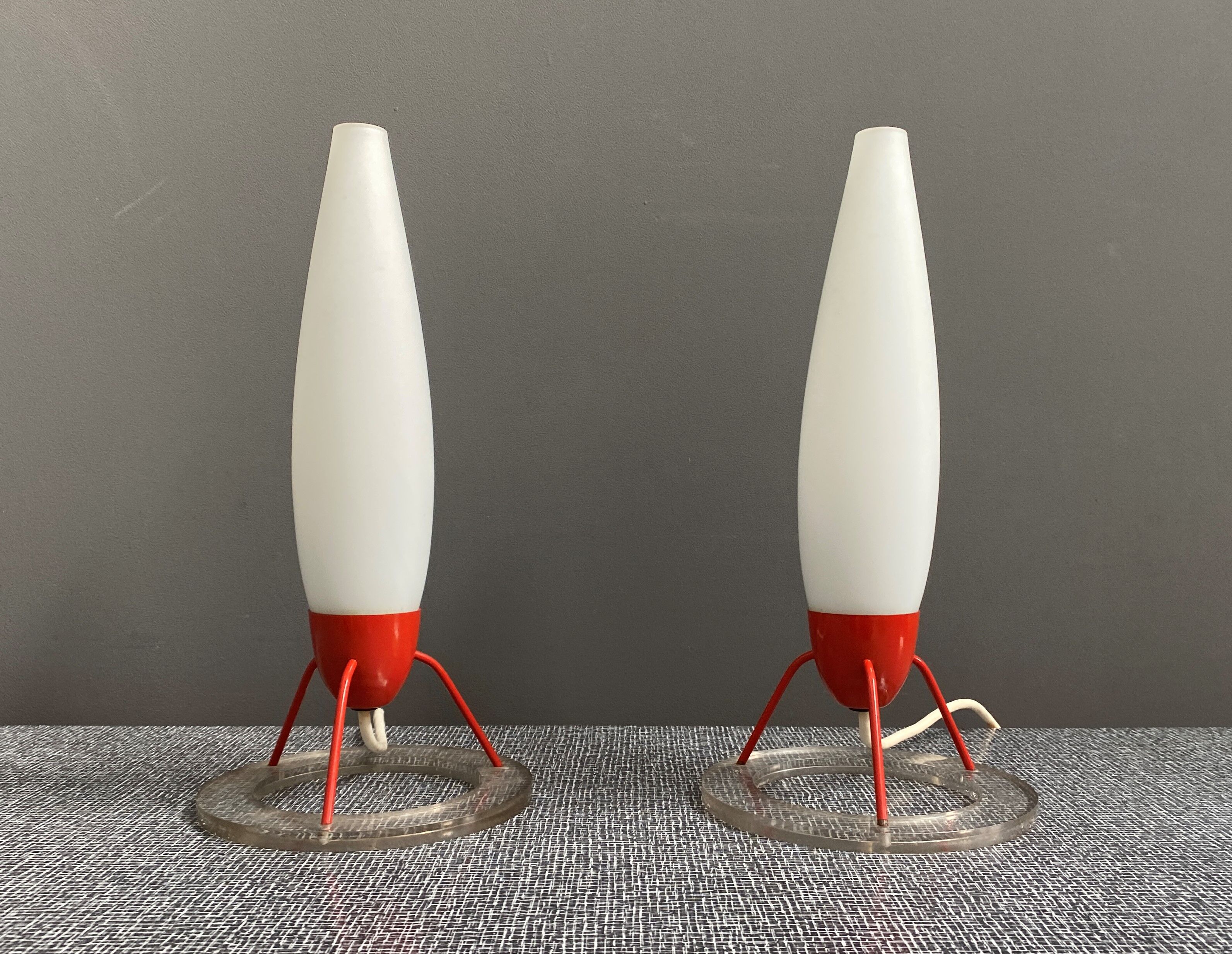 Set Napako desk lamps model 1616 1960s,