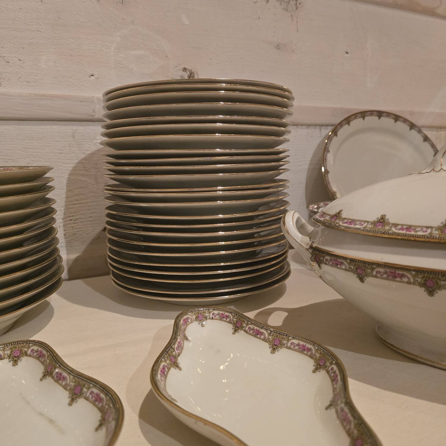 Limoges porcelain service.