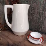 Vintage French white porcelain jug