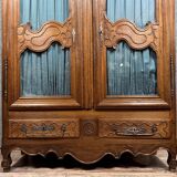 Louis XV period bookcase in solid oak circa 1750