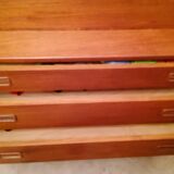 Convenient Danish teak secretary Craftsmanship M.K from the 60s