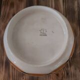 Round flat on Piedouche compotier Badonviller model Henri