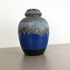 Vase en céramique multicolore 286-42 fabriqué par Scheurich, années 1970