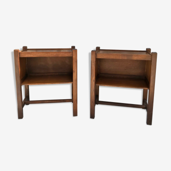 Pair of vintage bedside tables