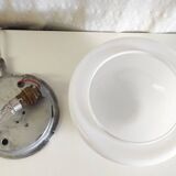 Opaline globe ceiling light 20 cm - 1960s