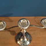Candelabra chandelier chrome candlestick