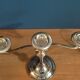 Candelabra chandelier chrome candlestick