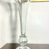 Giant crystal vase legras et cie