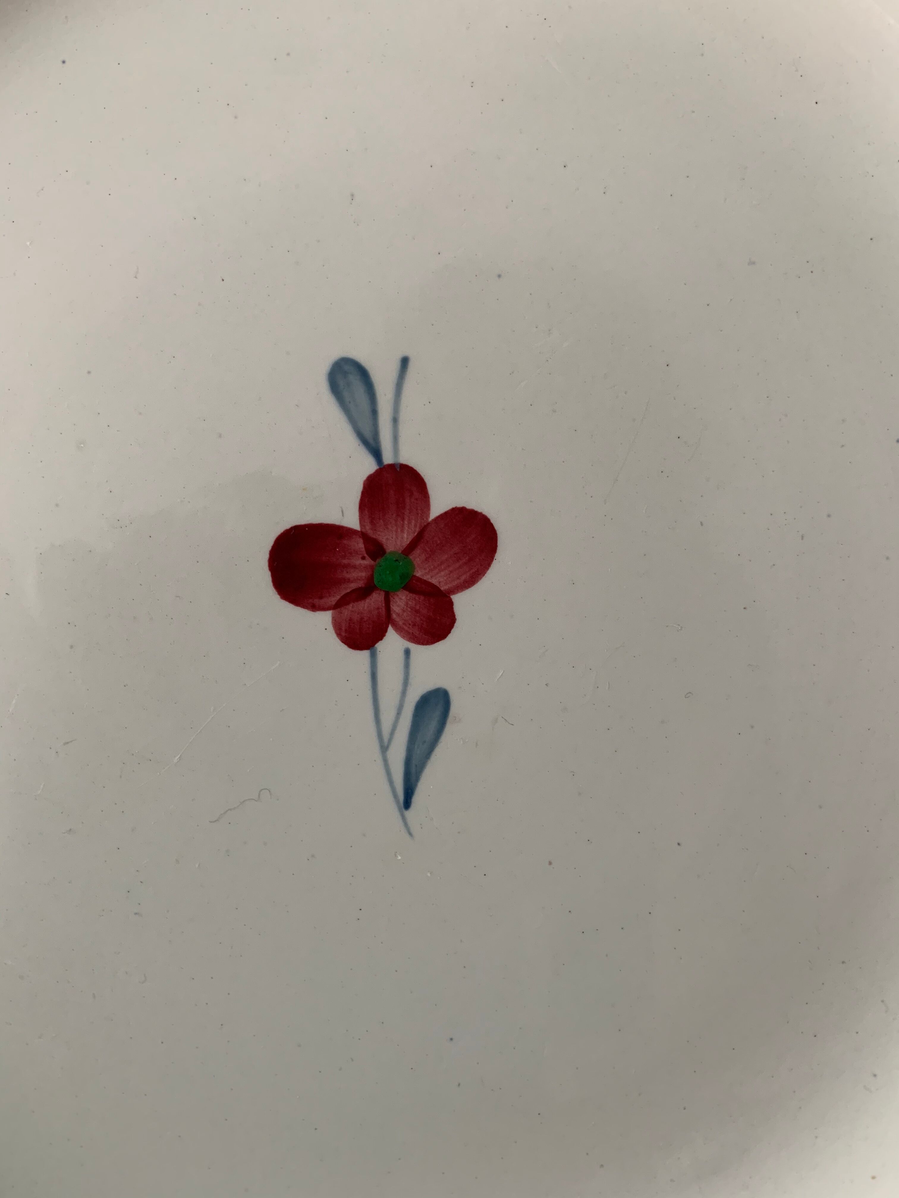 Set de 2 plats Mary Lou Digoin Sarreguemines 20 ème siècle