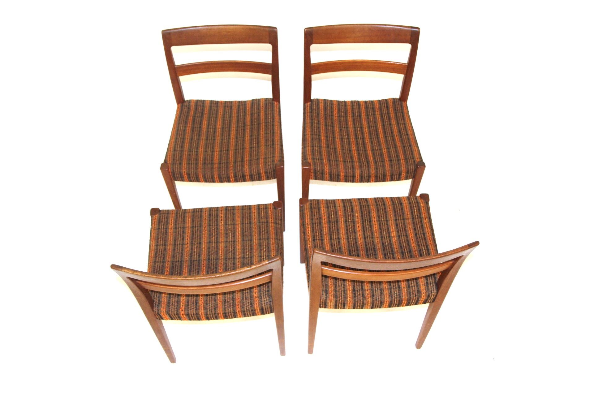 Set of 4 teak chairs, Troeds, Sweden, 1960