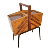 Vintage worker with a metal base