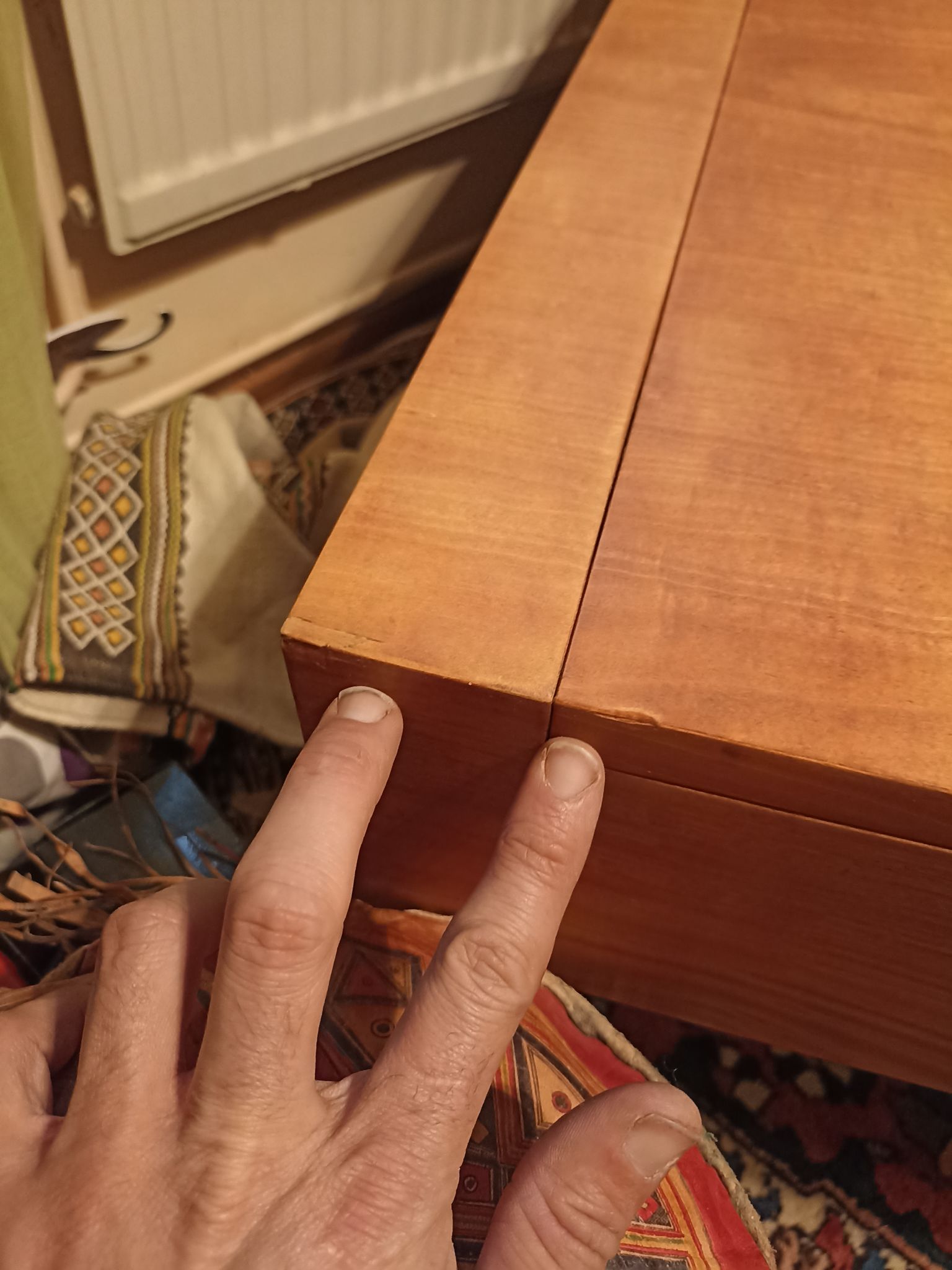 Hairdresser, vintage Monpoix extra desk for TV stand