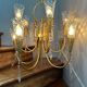 Vintage crystal pendant chandelier