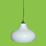 Large vintage opaline chandelier ~ 1970s