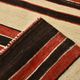 3x7 Multicolor Striped Kilim Rug, Long Wide Anatolian Kilim, 101x195Cm