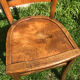 Luterma bistrot chair in wood 70s vintage