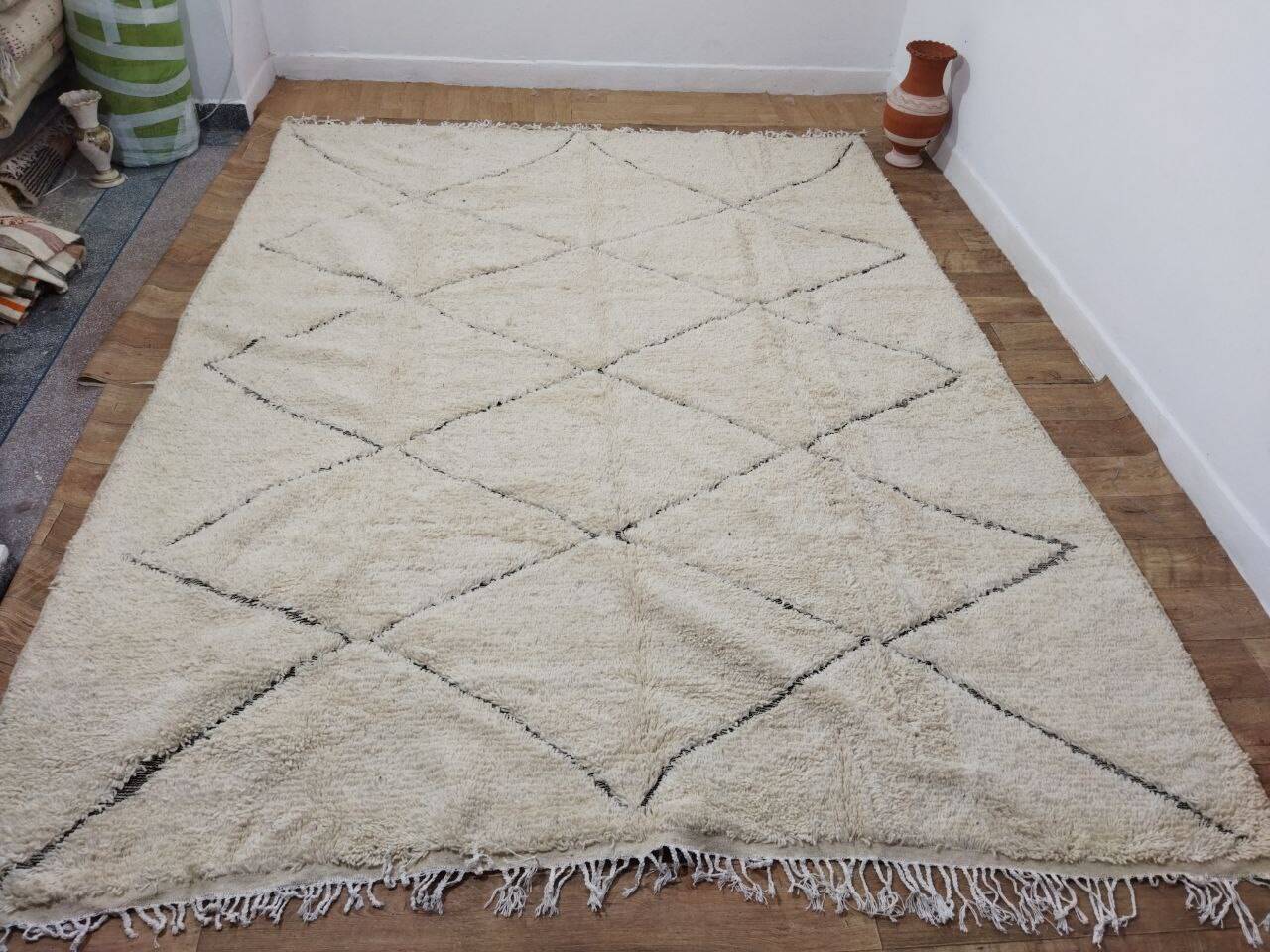 Handmade Moroccan Berber Rug 345 X 266 CM