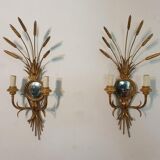 Golden sconces - witch mirror