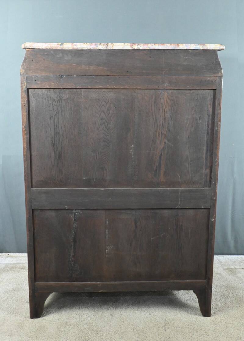 Precious wood secretary, Louis XV – Late 18th century