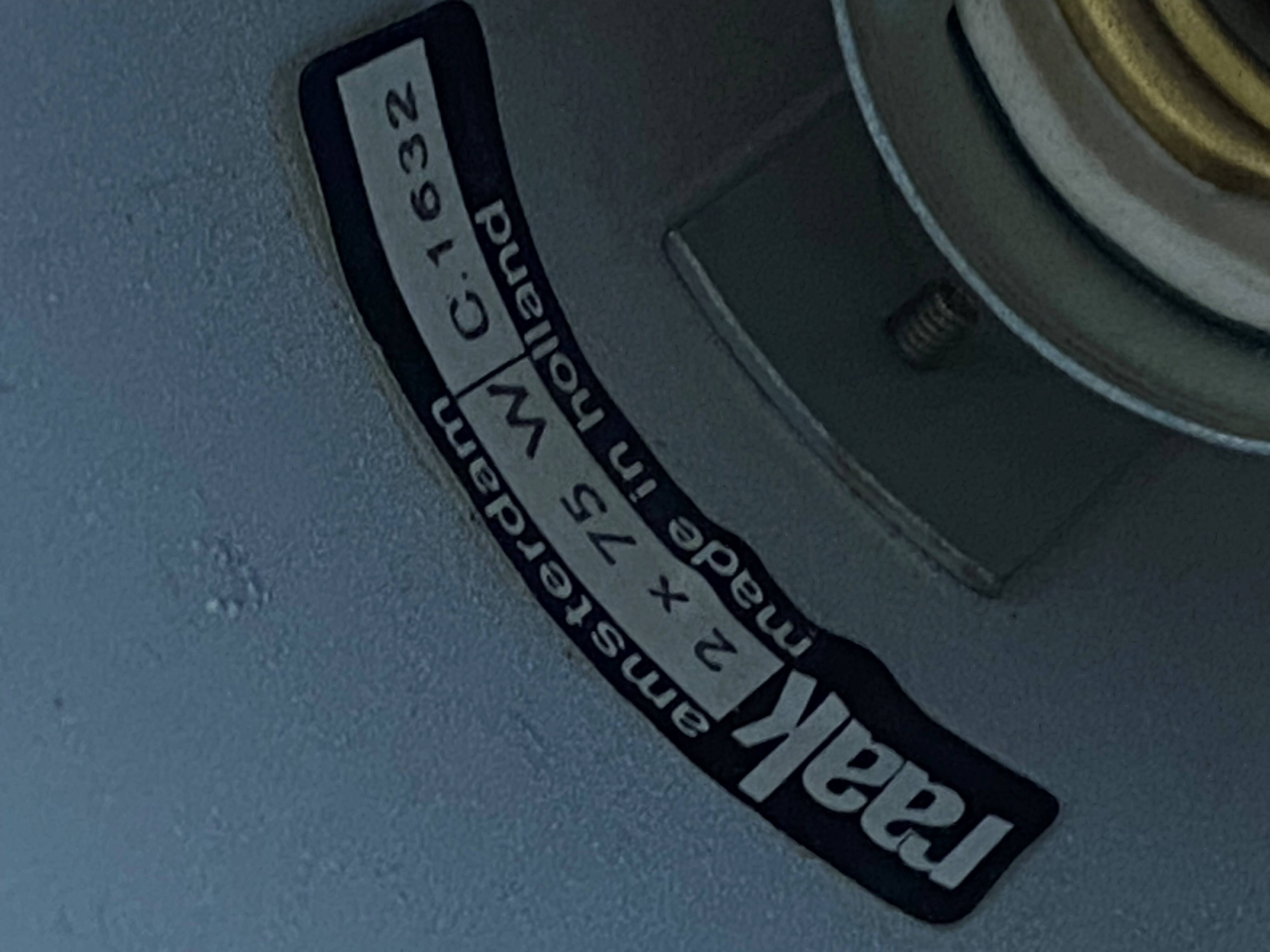 Wall lamp n1 Sconce Fuga XXL 60cm Aluminum Raak Komulainen 1970