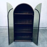 Rattan Bamboo High Board Display Chest, 1970s