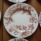 16 Luneville dessert plates