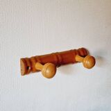Mini wooden coat rack