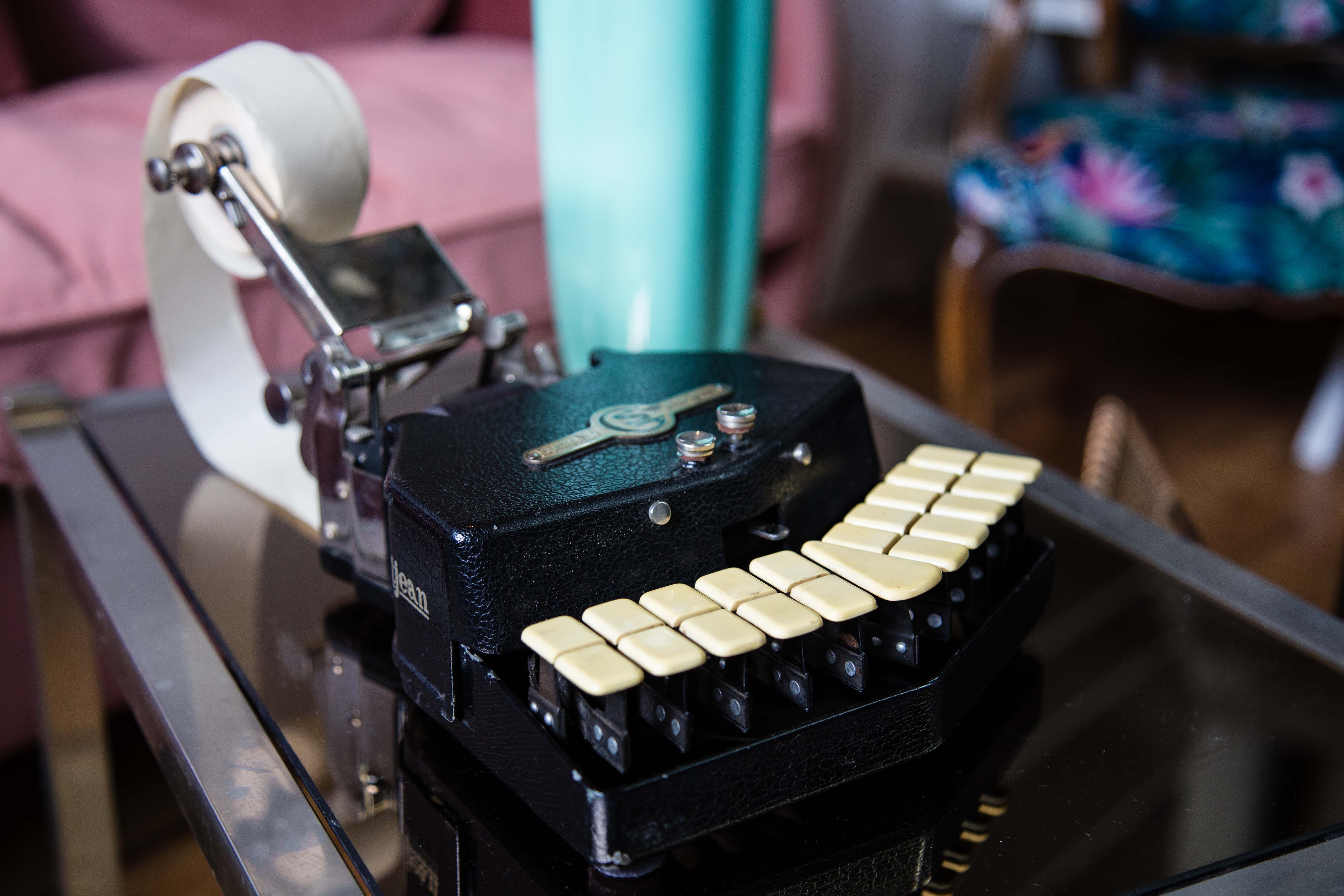 Grandjean shorthand machine