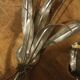 Pair of sconces sheaves of wheat 30x16x50 cm high.