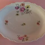 Oval porcelain serving dish from Limoges Charbernaud and Larcher