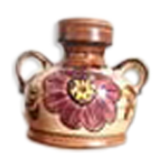 Pot vase florales avec anses vintage