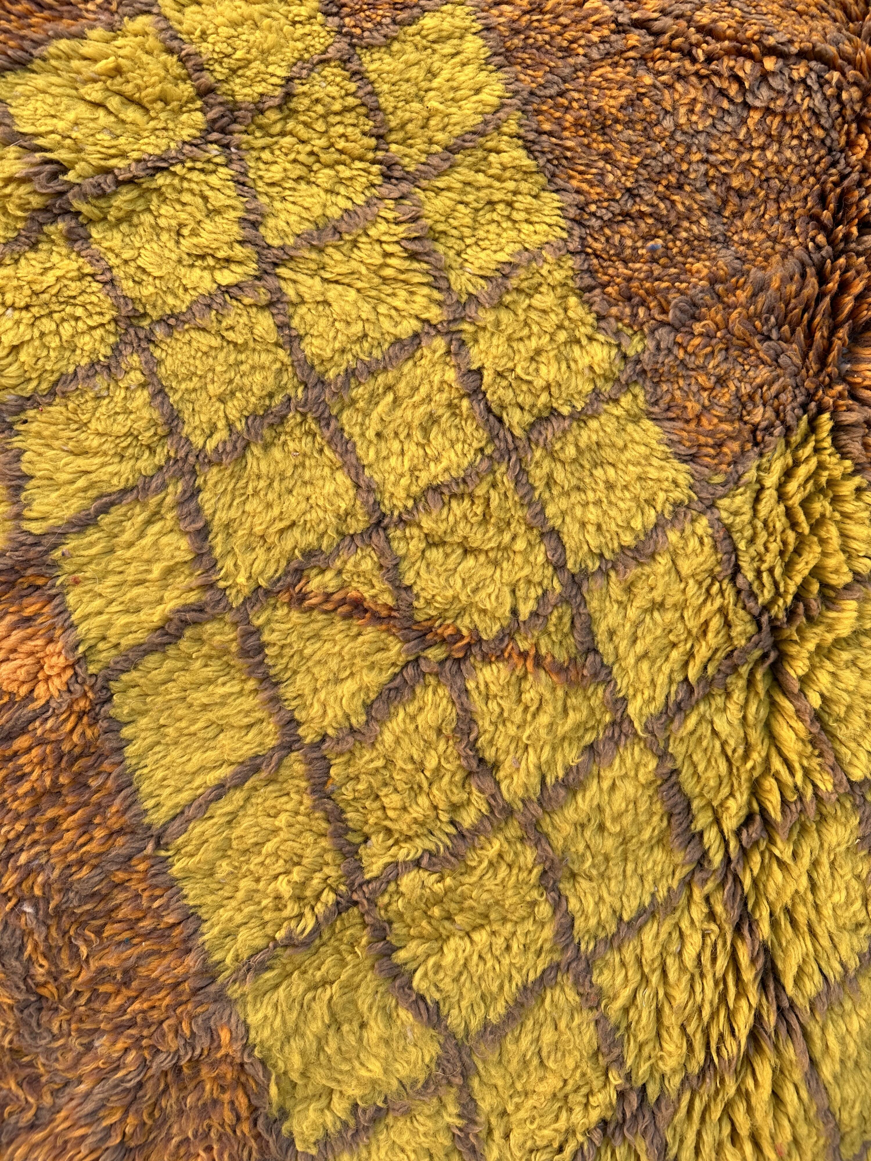 Moroccan rug Beni M'Rirt orange - 316 x 211 cm