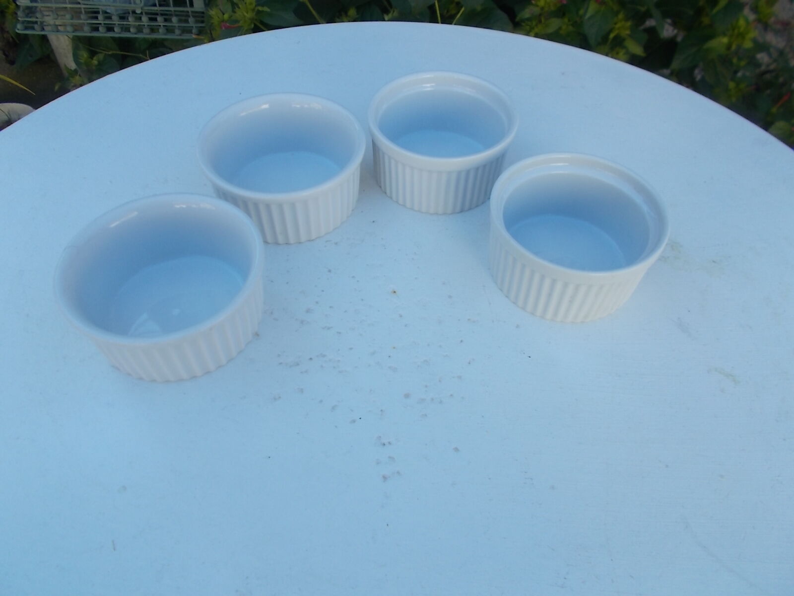 4 ramekins soufflé moulds