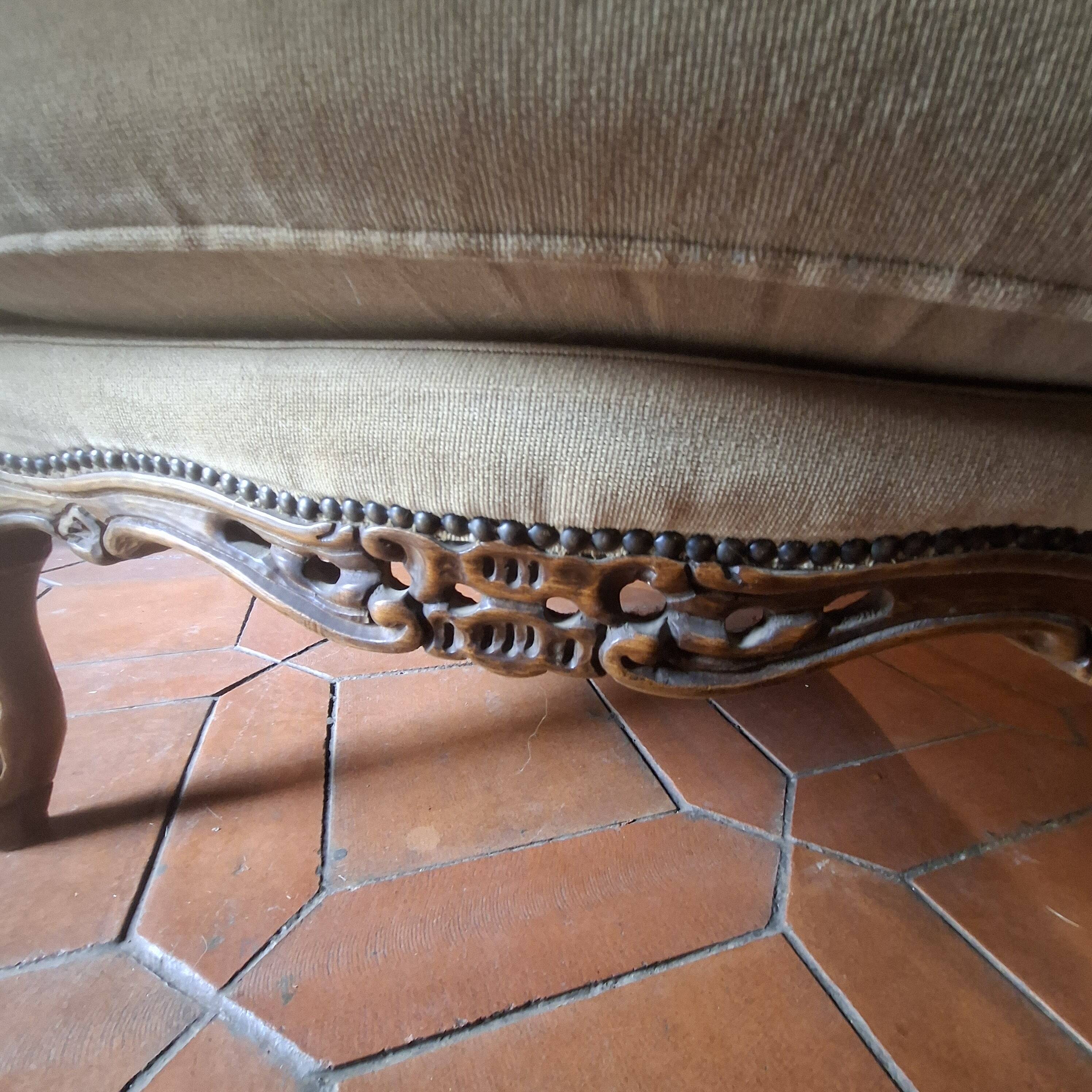 Antique bergère armchair