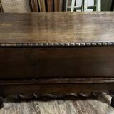 Louis XV style Piedmontese kneading trough in solid walnut circa 1850
