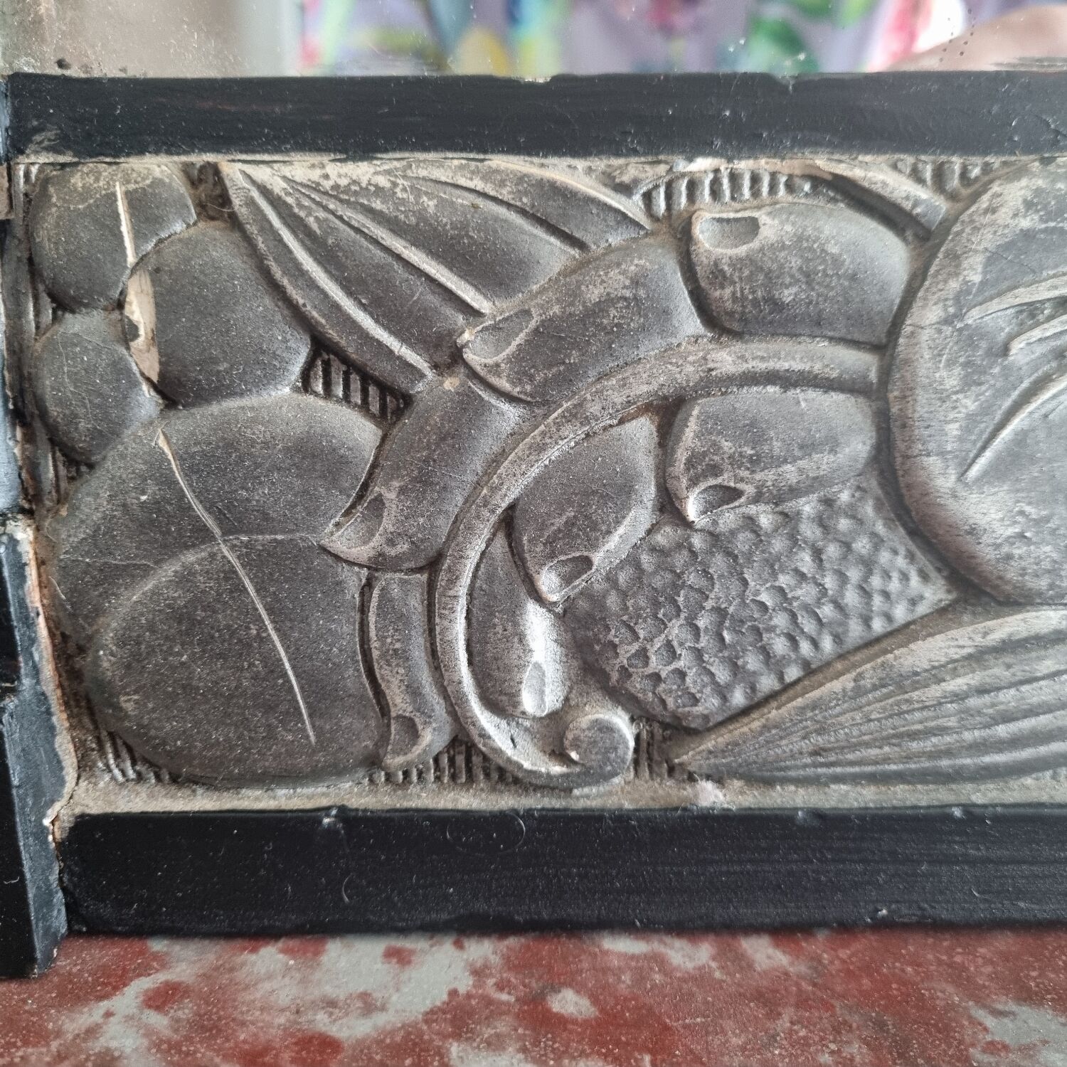 Art Deco Art Nouveau Trumeau Mirror